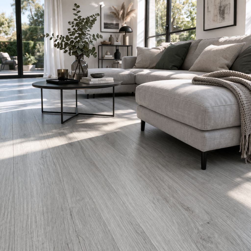 Klick Vinylboden GreenLine Silent Eiche Luma mit Trittschall - Reud Bodenarena