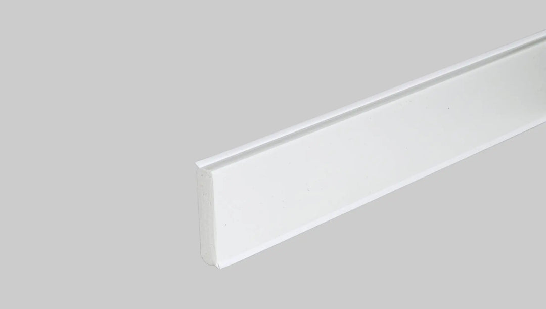 Repac Kunststoffleiste Q12 Eckig weiß 60mm Sockelleiste