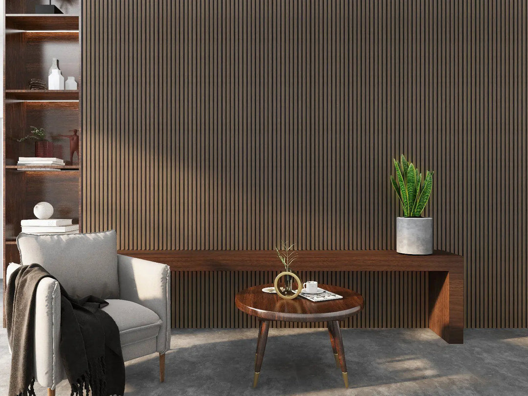 Akustikpaneel Eiche grau MDF Wandpaneel