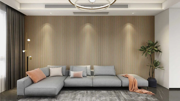 Akustikpaneel Eiche hell MDF Wandpaneel