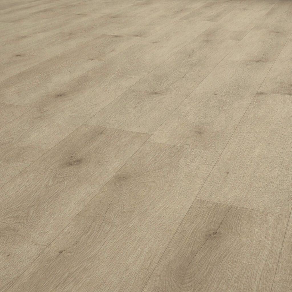 Klick Vinylboden Eiche Natur Landhausdiele mit Trittschall - Reud Bodenarena