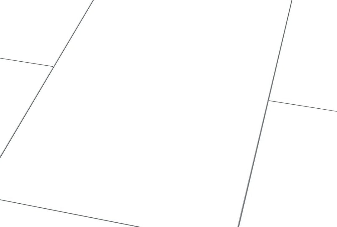 Falquon Quadro Fliesenoptik Hochglanz weiß Laminat Klick