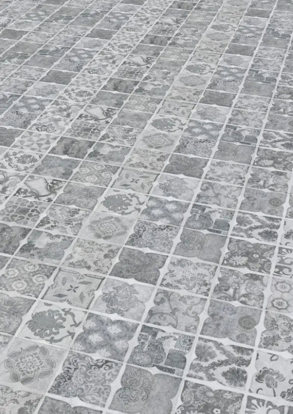 GreenLine Basic 30 Fliese Retro Indigo mit Trittschalldämmung Vinylboden Klick