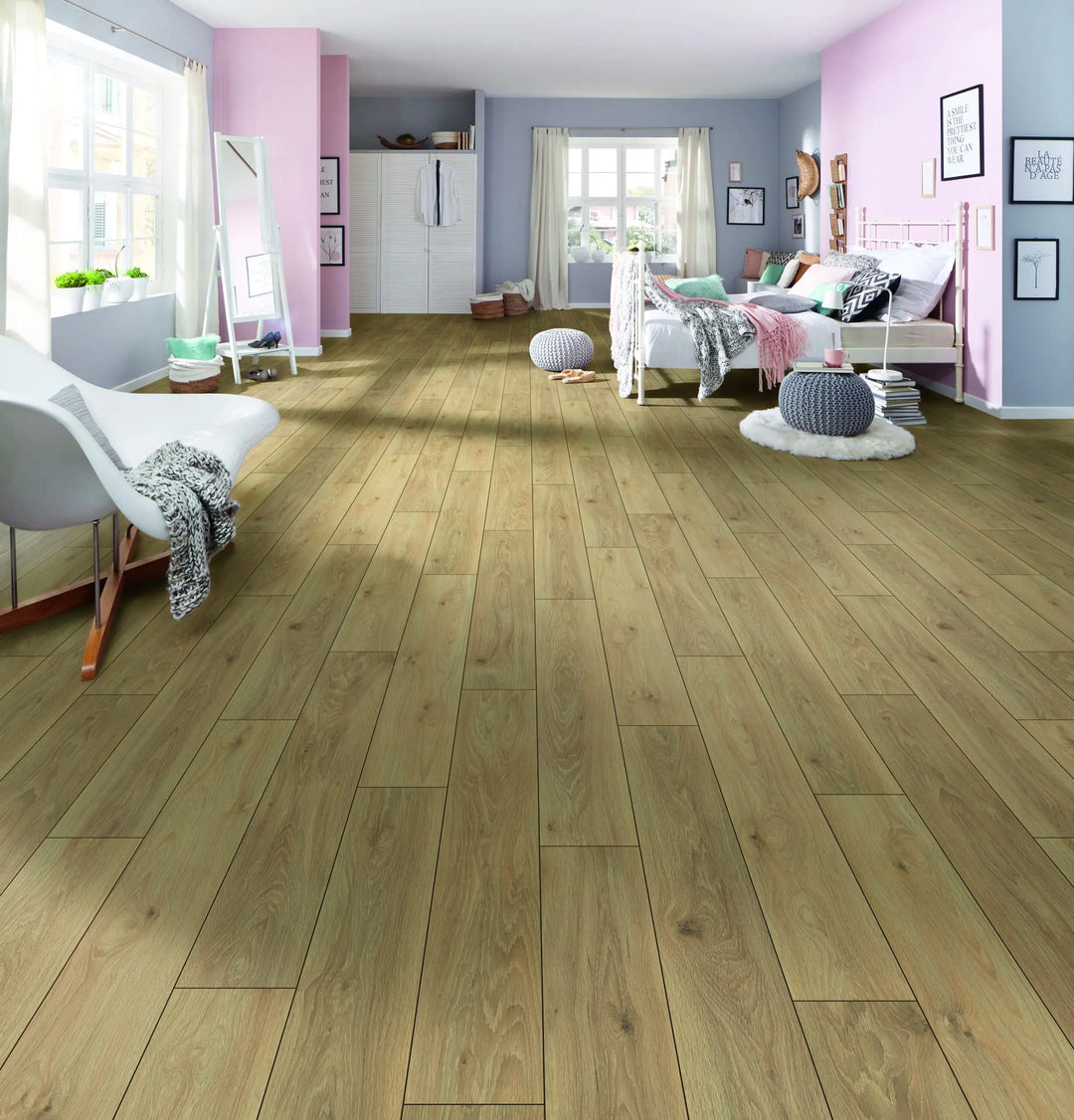 Kronoflooring Super Natural Wheat Pistachio Oak Landhausdiele Laminat Klick