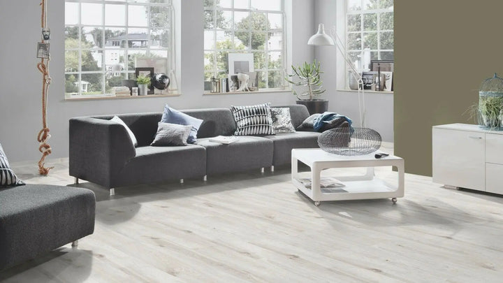 Made in Germany Eiche Sky weiß Laminat