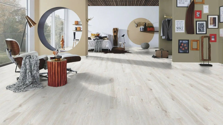 Made in Germany Eiche Sky weiß Laminat