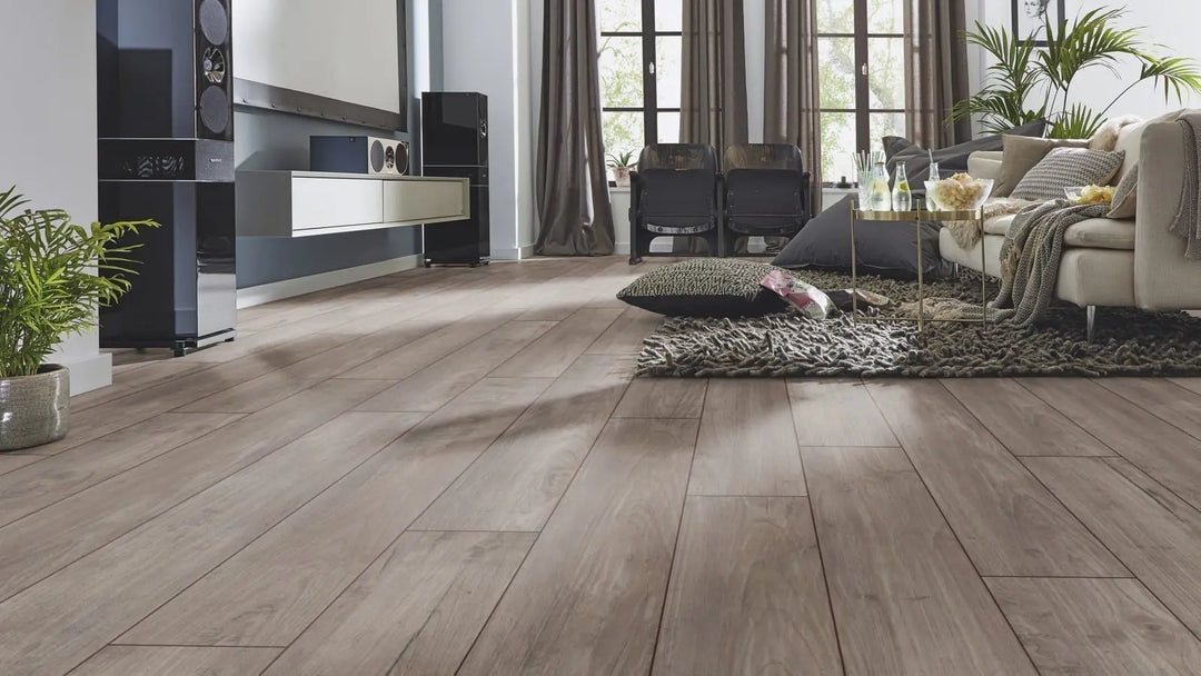Kronotex Exquisit Nostalgie Teak silber Landhausdiele Laminat