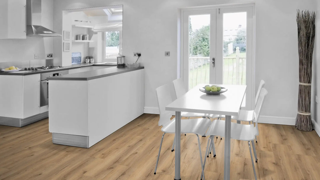 X-Cellent Eiche Lein SPC mit integrierte Trittschalldämmung Vinylboden Click