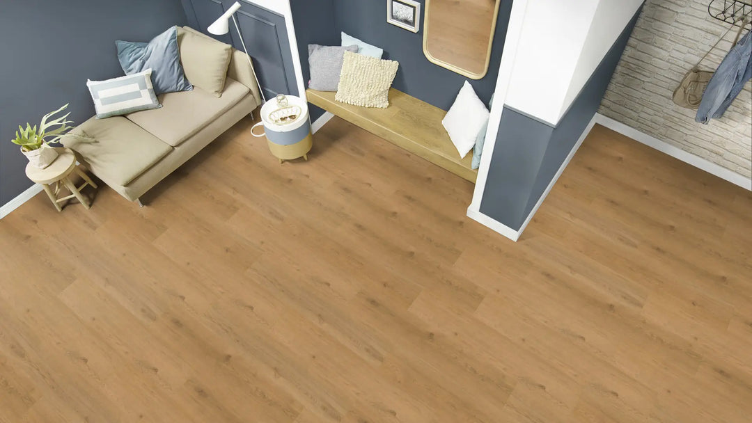 X-Citing Eiche Ambience Cremé SPC mit integrierte Trittschalldämmung Vinylboden Click