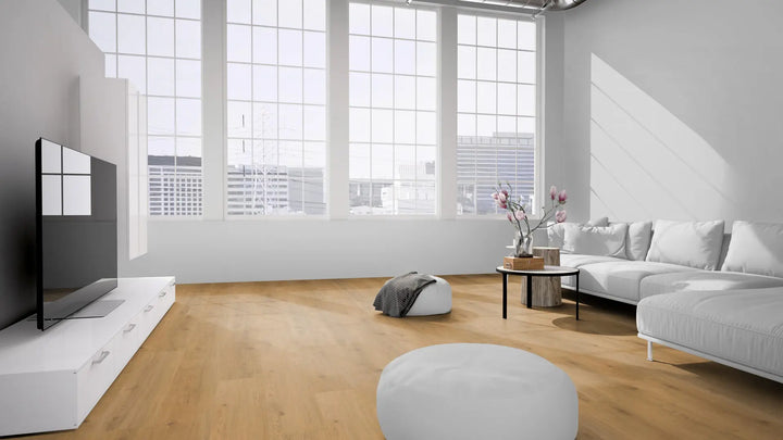 X-Citing Eiche Ambience Cremé SPC mit integrierte Trittschalldämmung Vinylboden Click