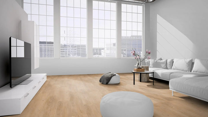 X-Citing Eiche Harmony sand SPC mit integrierte Trittschalldämmung Vinylboden Click