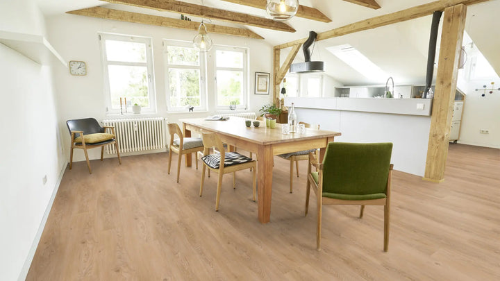 X-Citing Eiche Harmony sand SPC mit integrierte Trittschalldämmung Vinylboden Click