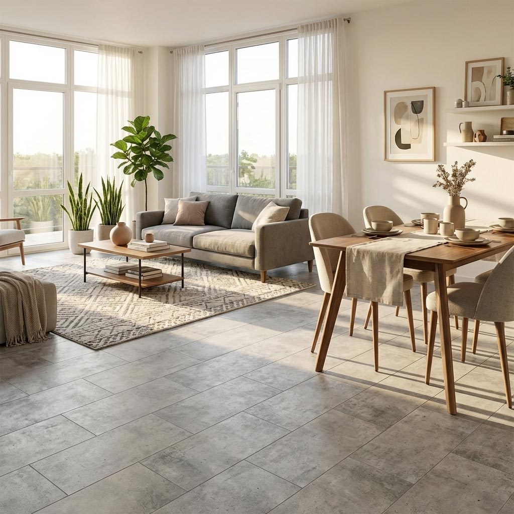 Designbelag NEO Vario Vanity für Boden und Wand Großformat - Reud Bodenarena