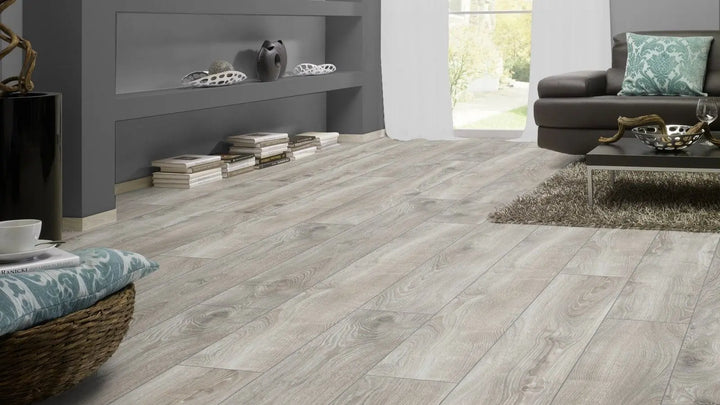 Kronotex Mammut Highland Eiche silber Landhausdiele Laminat