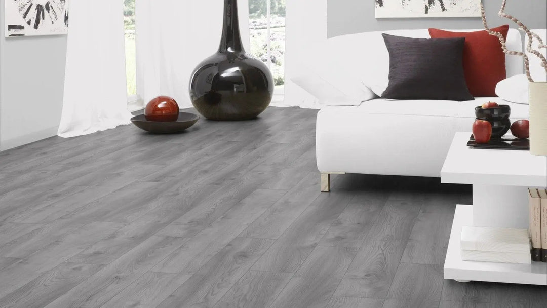 Kronotex Mammut Makro Eiche hellgrau Landhausdiele Laminat