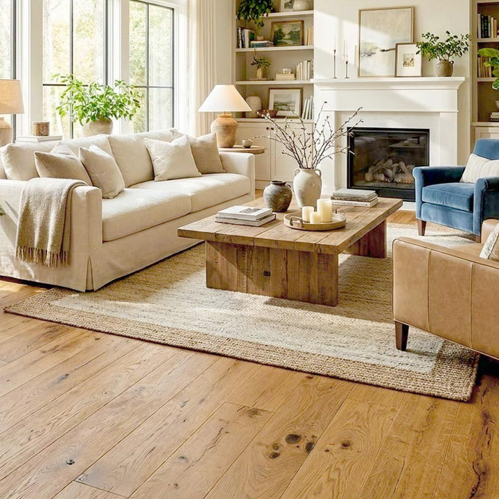 Klick Fertigparkett Eiche Pula Rustikal natur geölt Landhausdiele - Reud Bodenarena