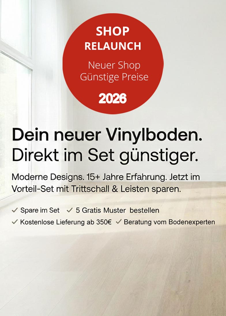 Vinylboden im Set sparen bei Reud Bodenarena 
