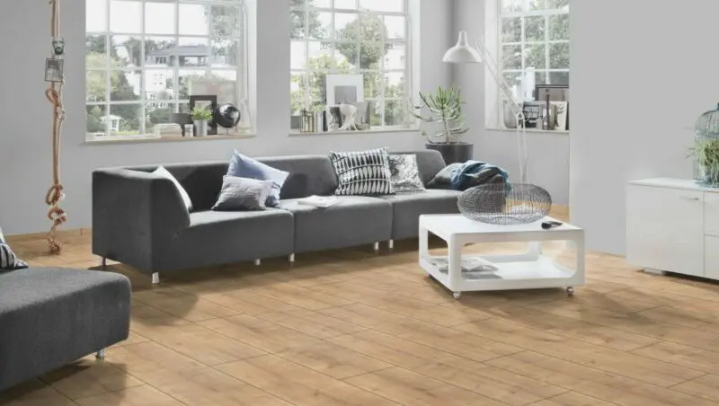 Made in Germany Island Eiche XL Landhausdiele Laminat – Bild 2
