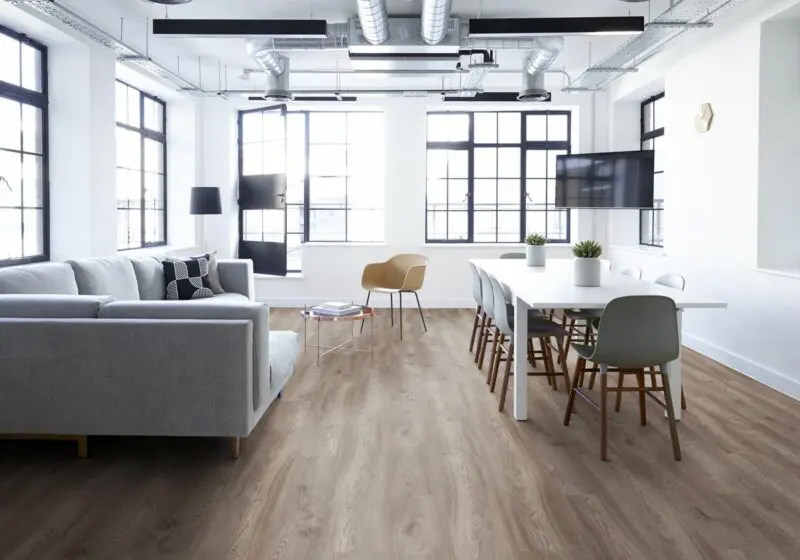 GreenLine Hannover Eiche grau Zum Verkleben Dryback Vinylboden – Bild 2