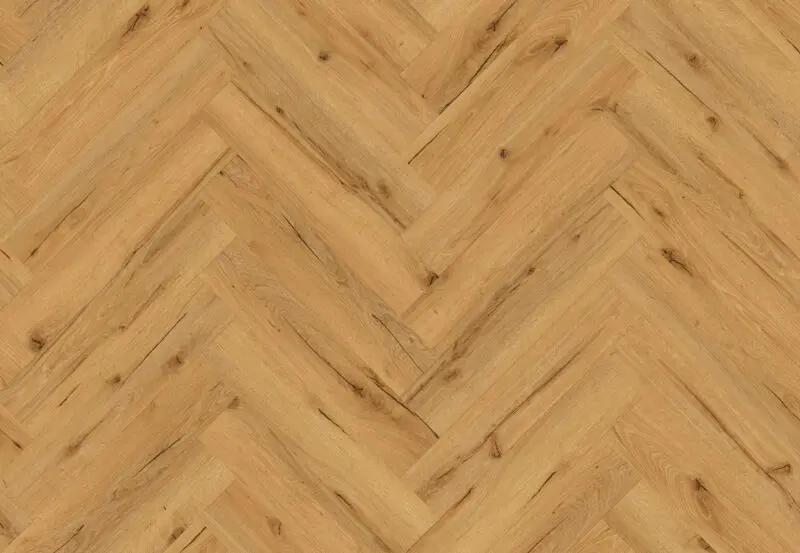 Alta Herringbone Fischgrät mit Kork Trittschalldämmung Vinylboden Klick