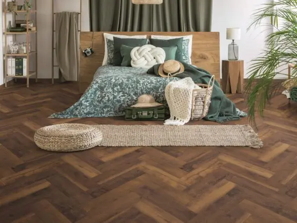 Kronoflooring Herringbone Fischgärt Laguna Oak Laminat Klick