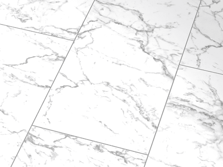 Kronotex Falquon Fliesenoptik Glamour Hochglanz Carrara Marmor Laminat