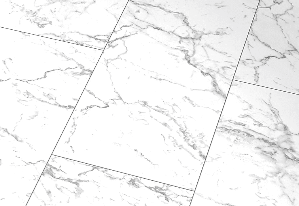 FALQUON Carrara Marble Musterstück D2921 Hochglanz Laminat 8mm Marmor Dekor